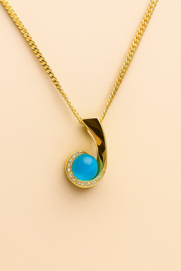 Golden Pendant Necklace
