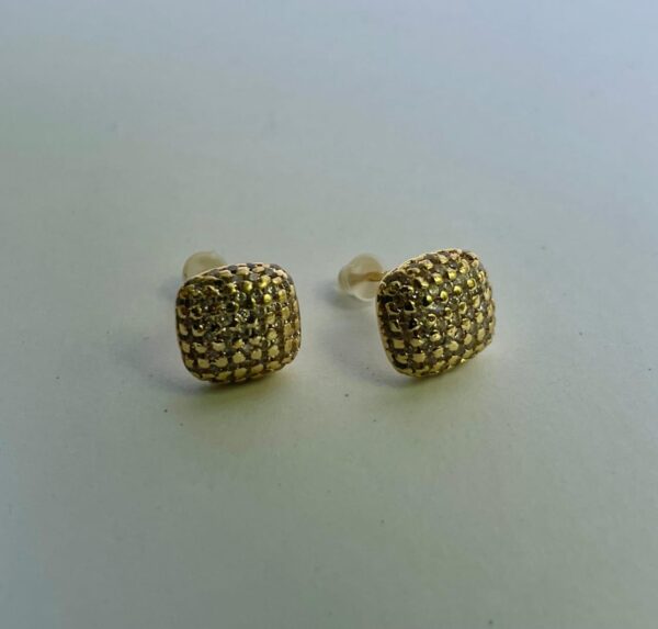 Square Zircon Stud Earring - Image 3