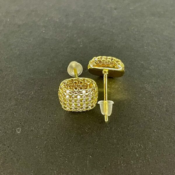 Square Zircon Stud Earring - Image 2