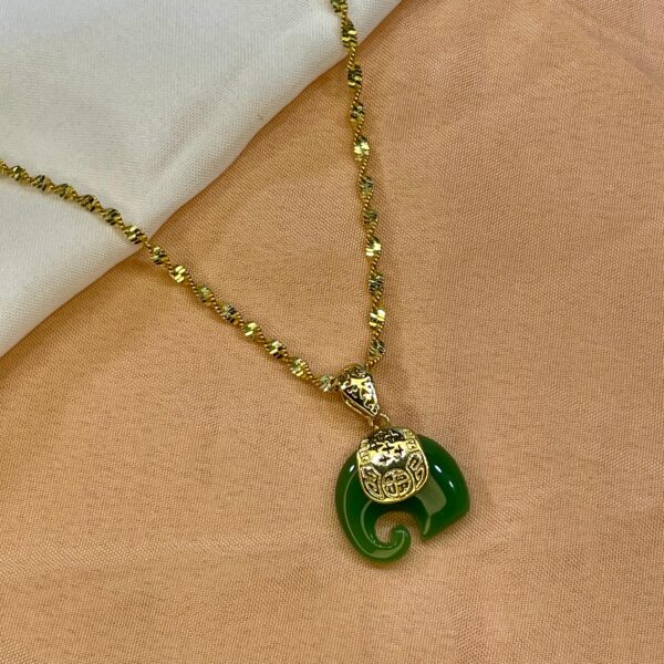 Elephant Pendant Necklace - Image 3