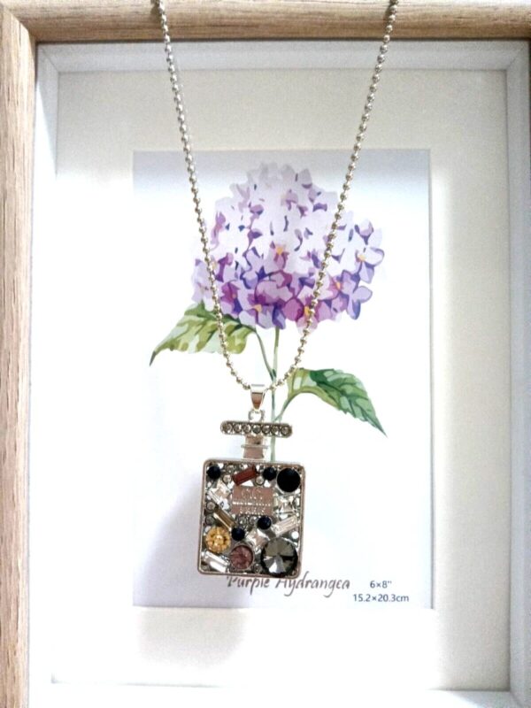 Perfume Bottle Pendant Necklace - Image 3