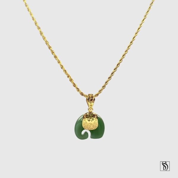 Elephant Pendant Necklace - Image 2